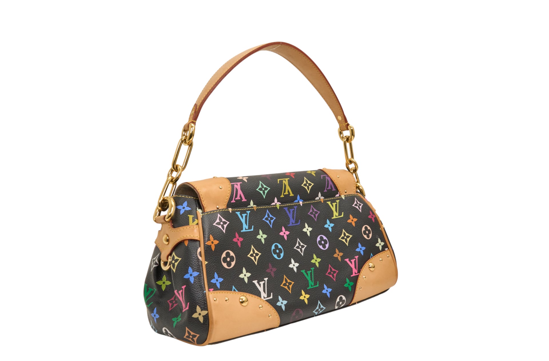 Louis Vuitton Beverly MM Monogram Multicolore Noir