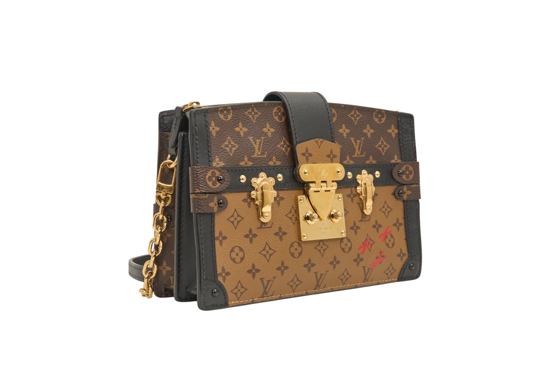 Louis Vuitton Trunk Clutch Monogram/ Monogram Reverse
