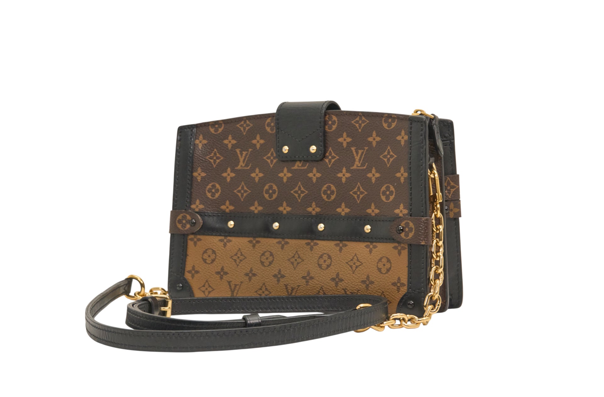 Louis Vuitton Trunk Clutch Monogram/ Monogram Reverse
