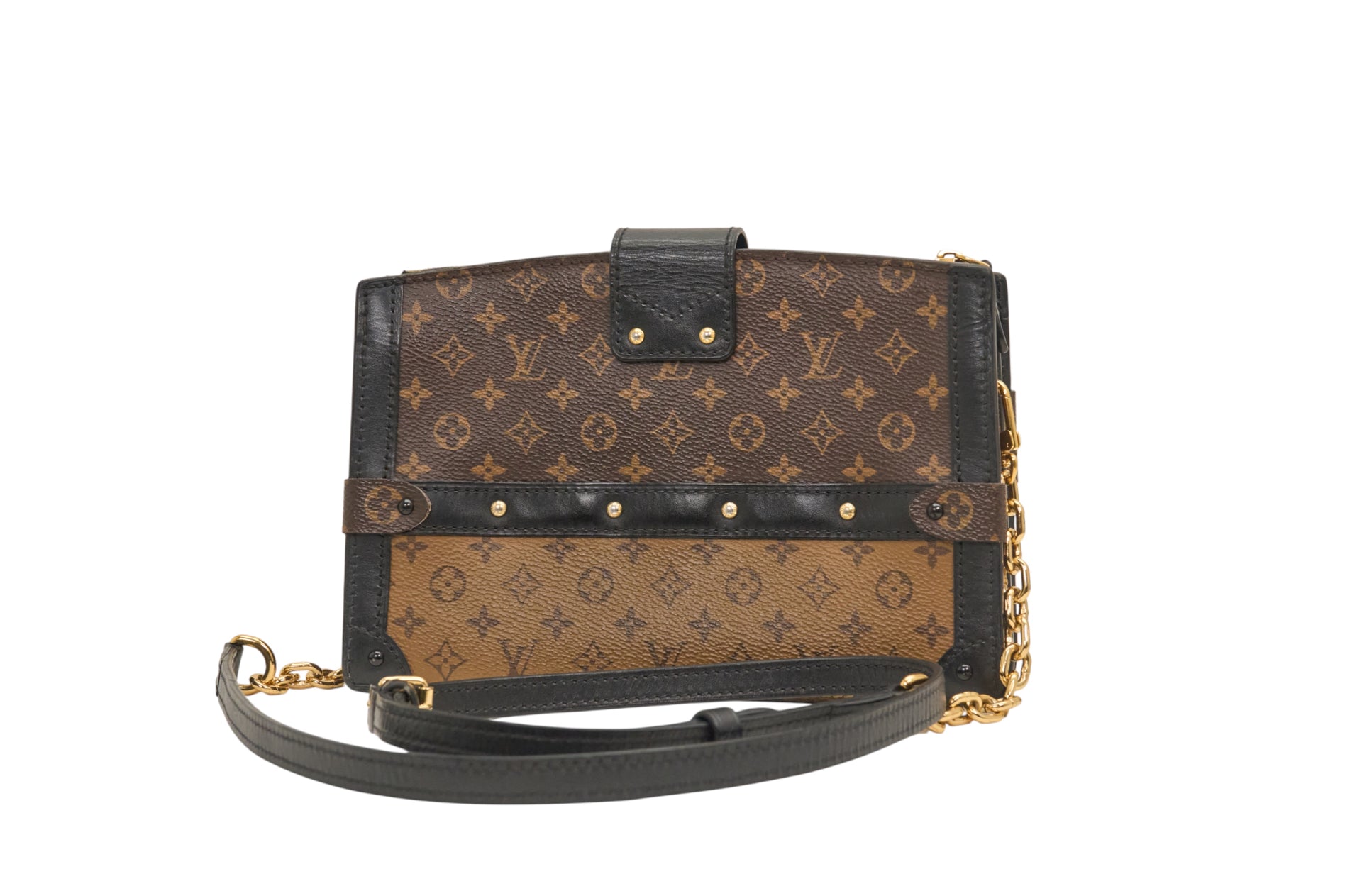 Louis Vuitton Trunk Clutch Monogram/ Monogram Reverse