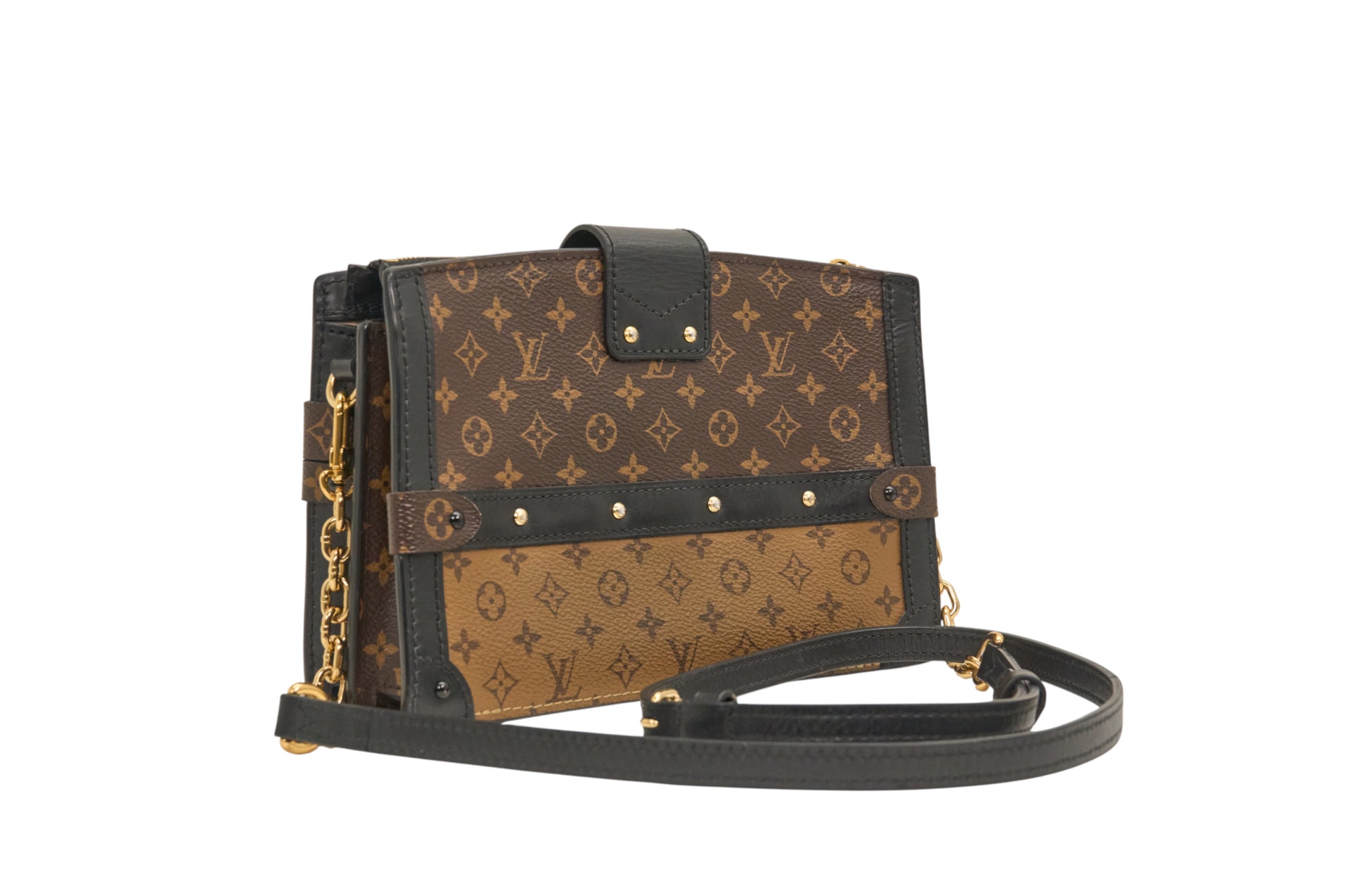 Louis Vuitton Trunk Clutch Monogram/ Monogram Reverse