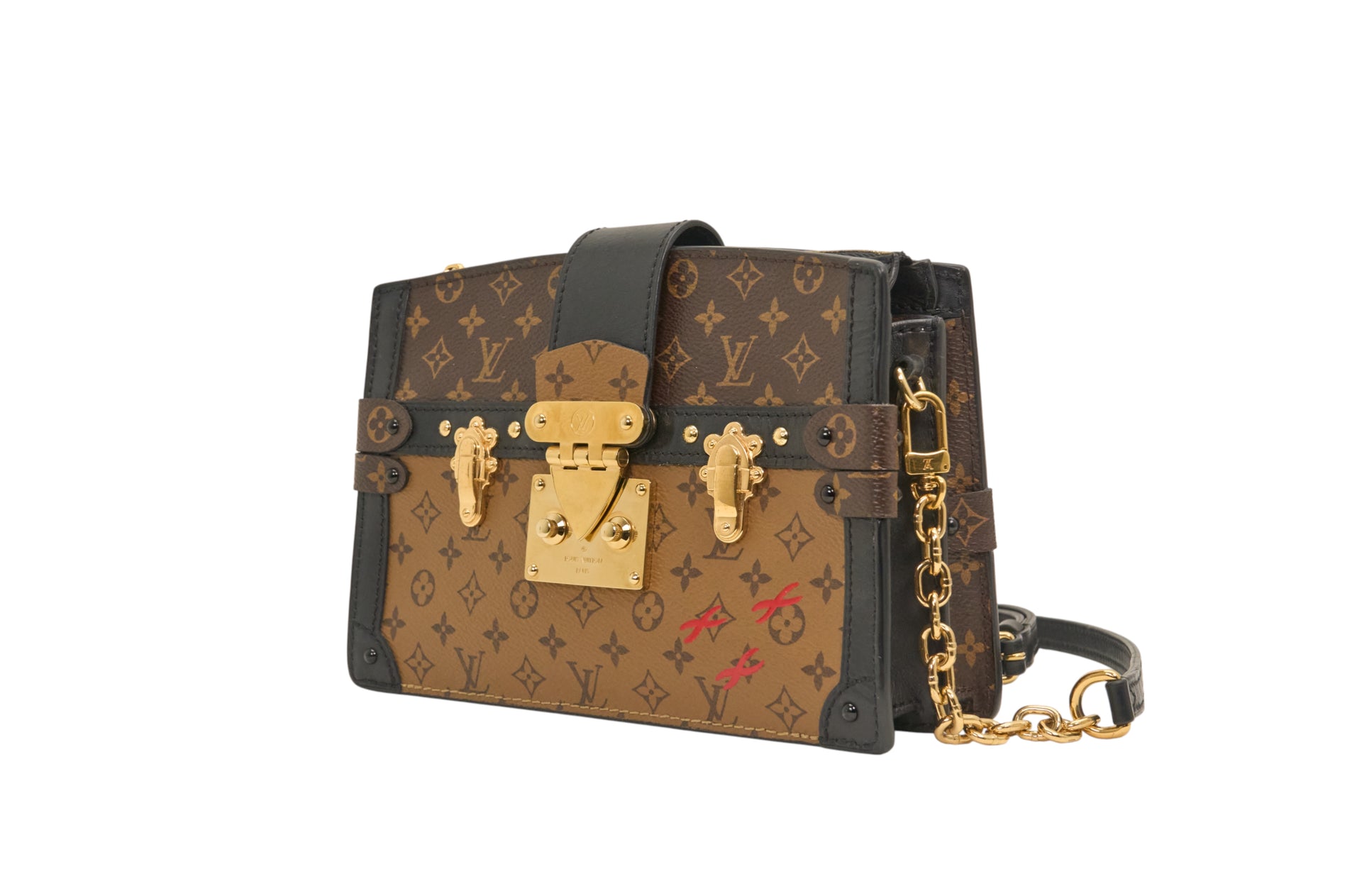 Louis Vuitton Trunk Clutch Monogram/ Monogram Reverse