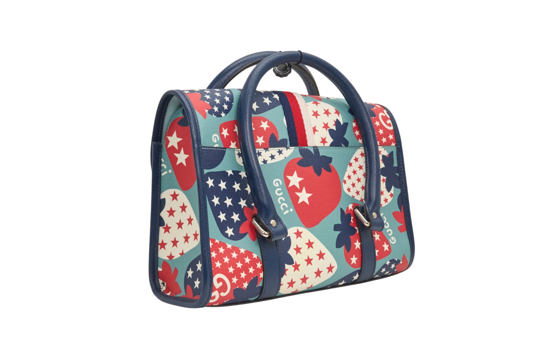 Gucci Strawberry Stars Handle Bag