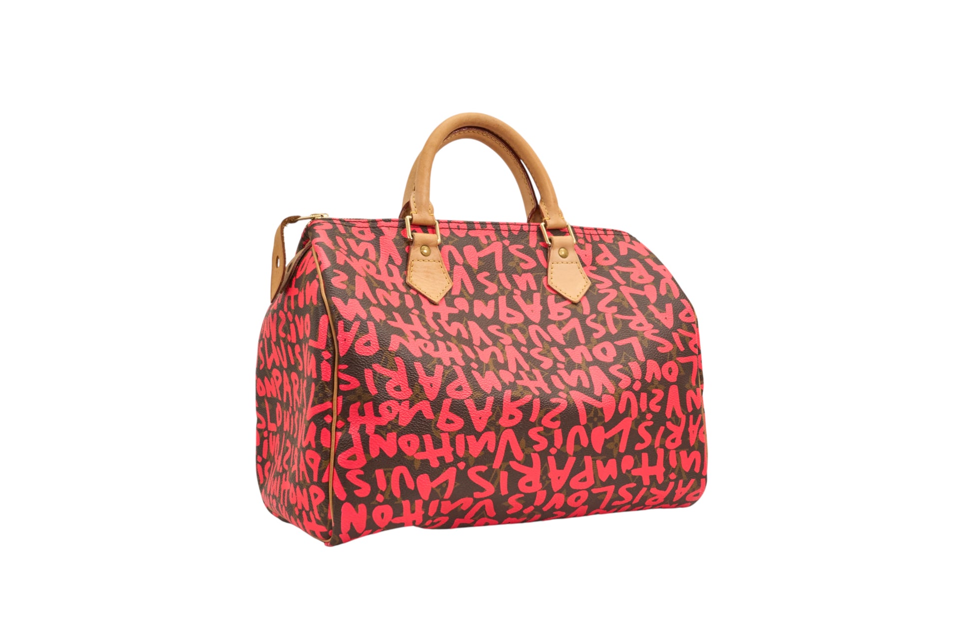 Louis Vuitton Speedy 30 Monogram Graffiti Fuchsia