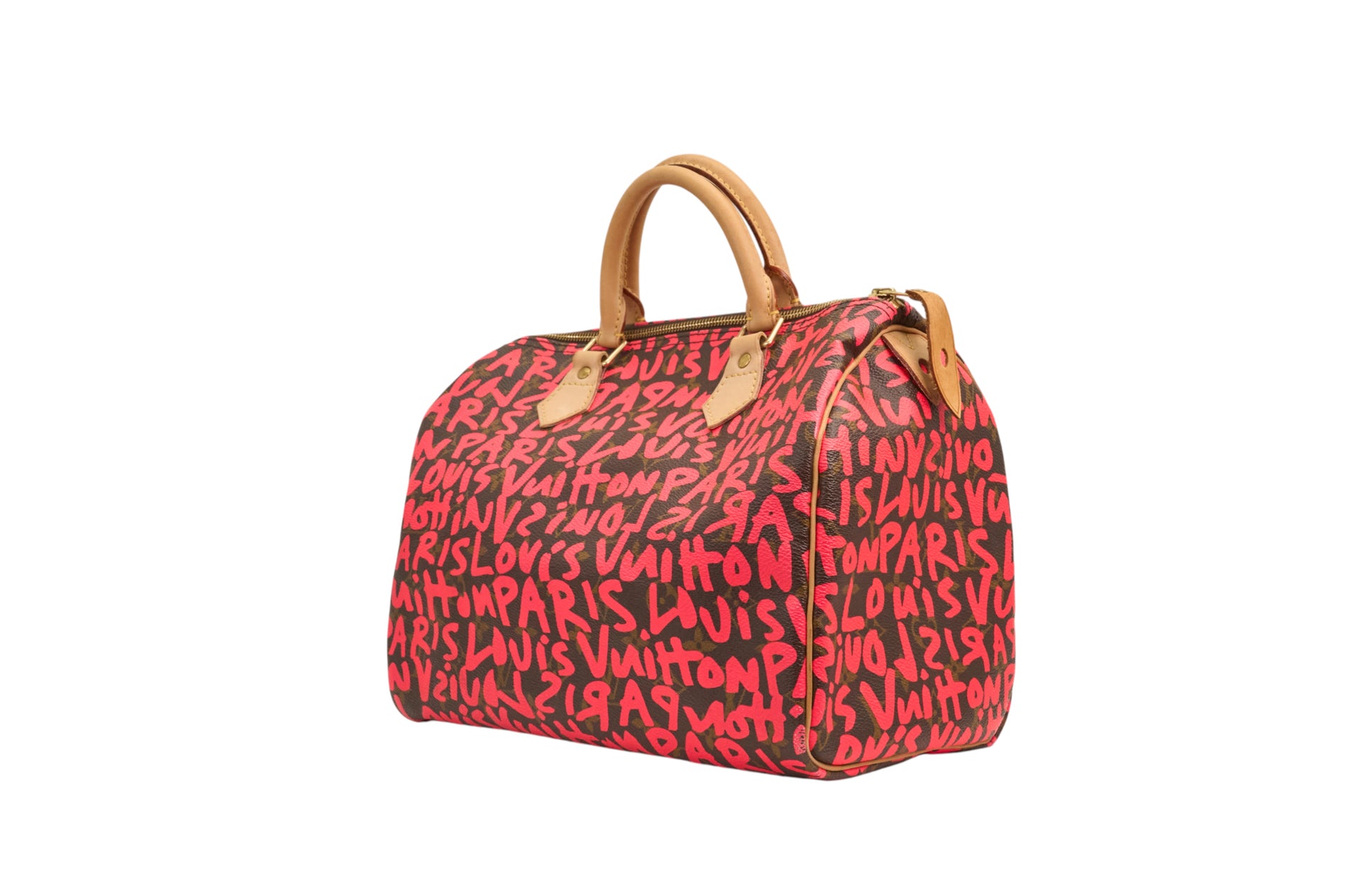 Louis Vuitton Speedy 30 Monogram Graffiti Fuchsia