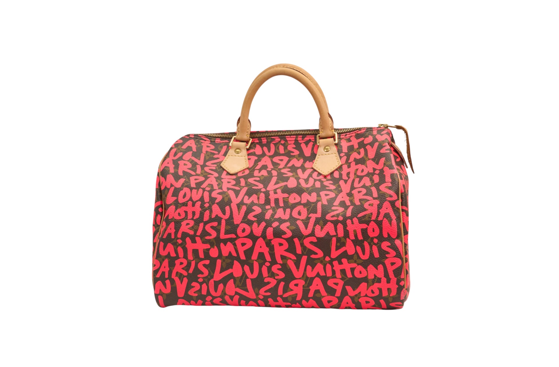 Louis Vuitton Speedy 30 Monogram Graffiti Fuchsia