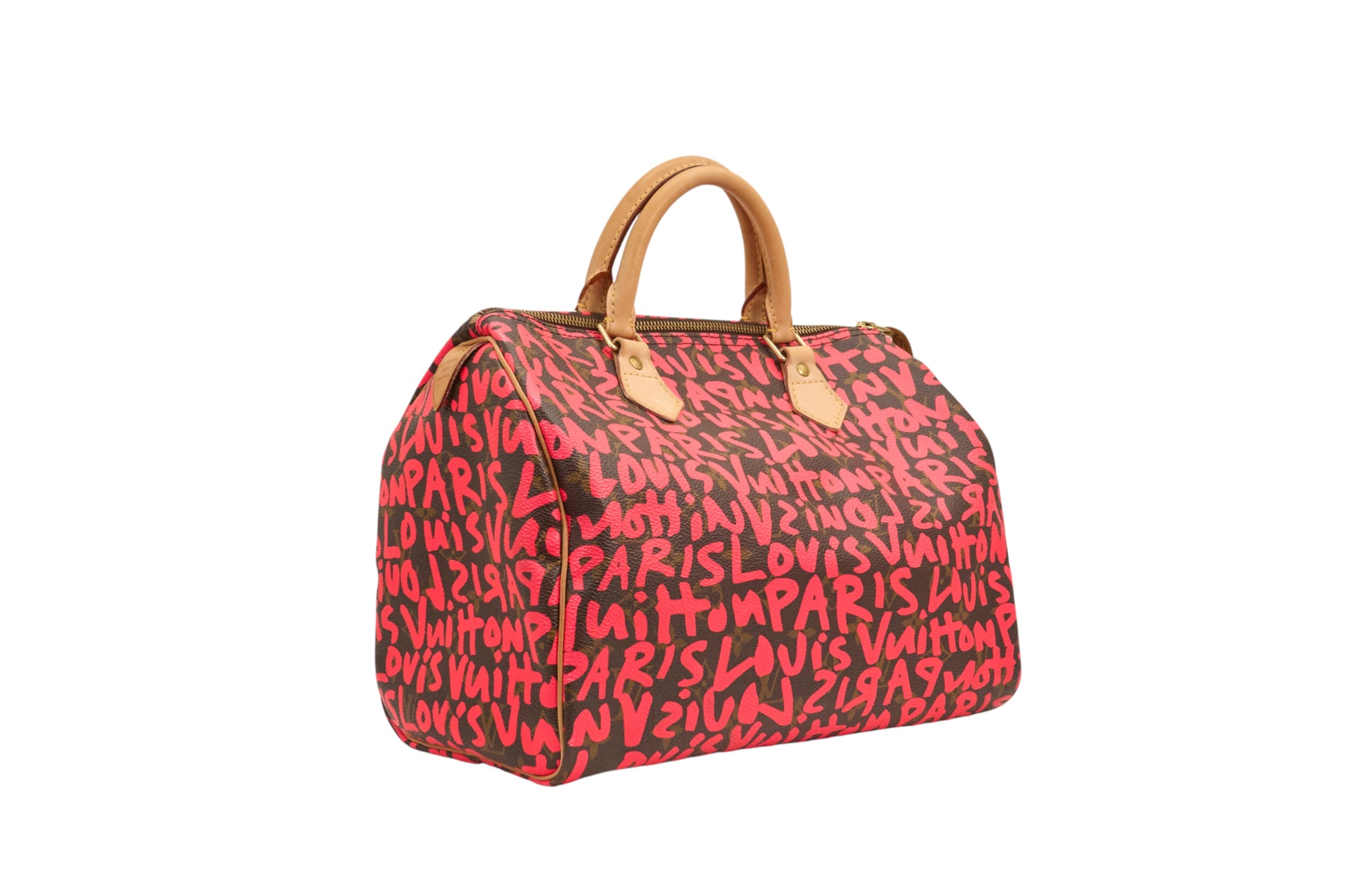 Louis Vuitton Speedy 30 Monogram Graffiti Fuchsia