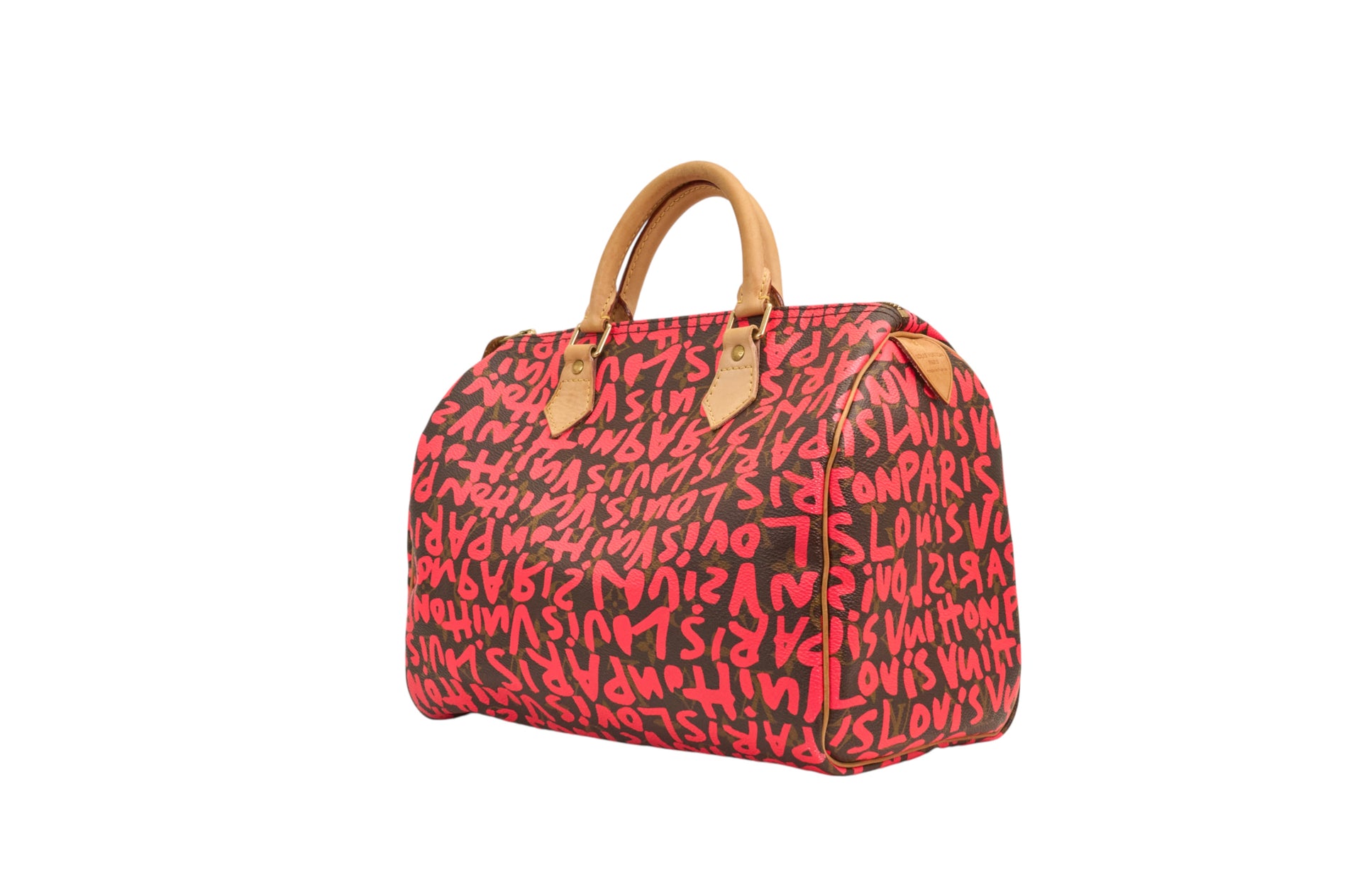 Louis Vuitton Speedy 30 Monogram Graffiti Fuchsia