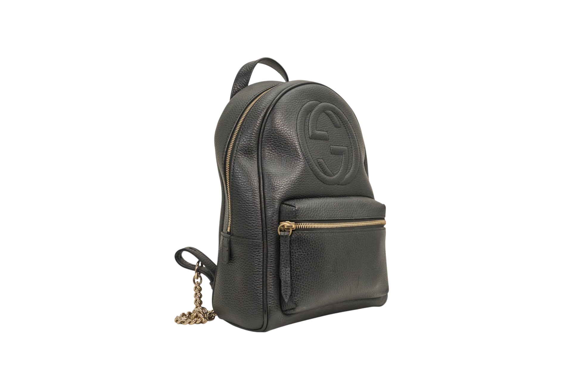 Gucci Black Soho Chain Backpack