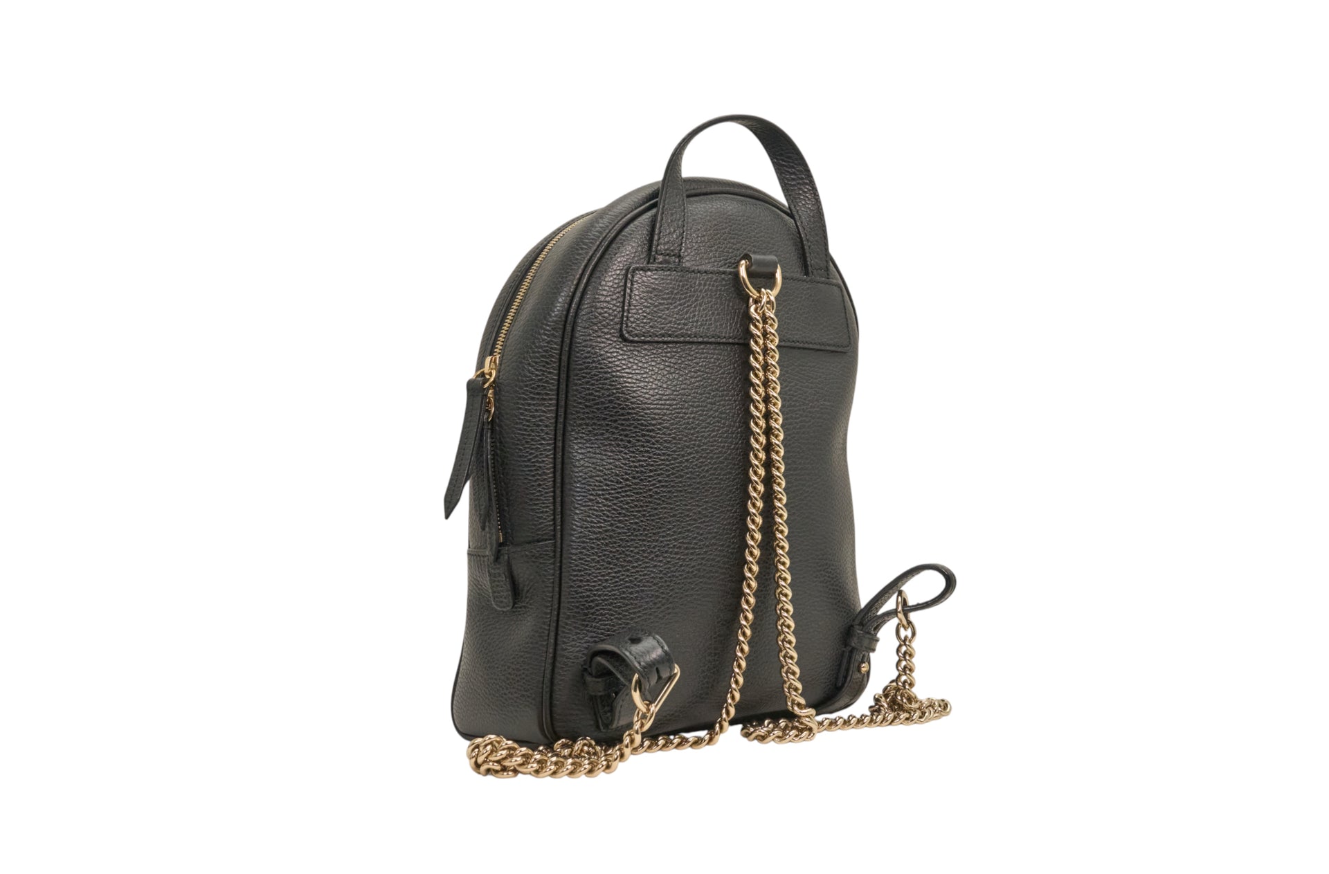 Gucci Black Soho Chain Backpack