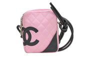 Chanel Pink Quilted Leather Cambon Crossbody