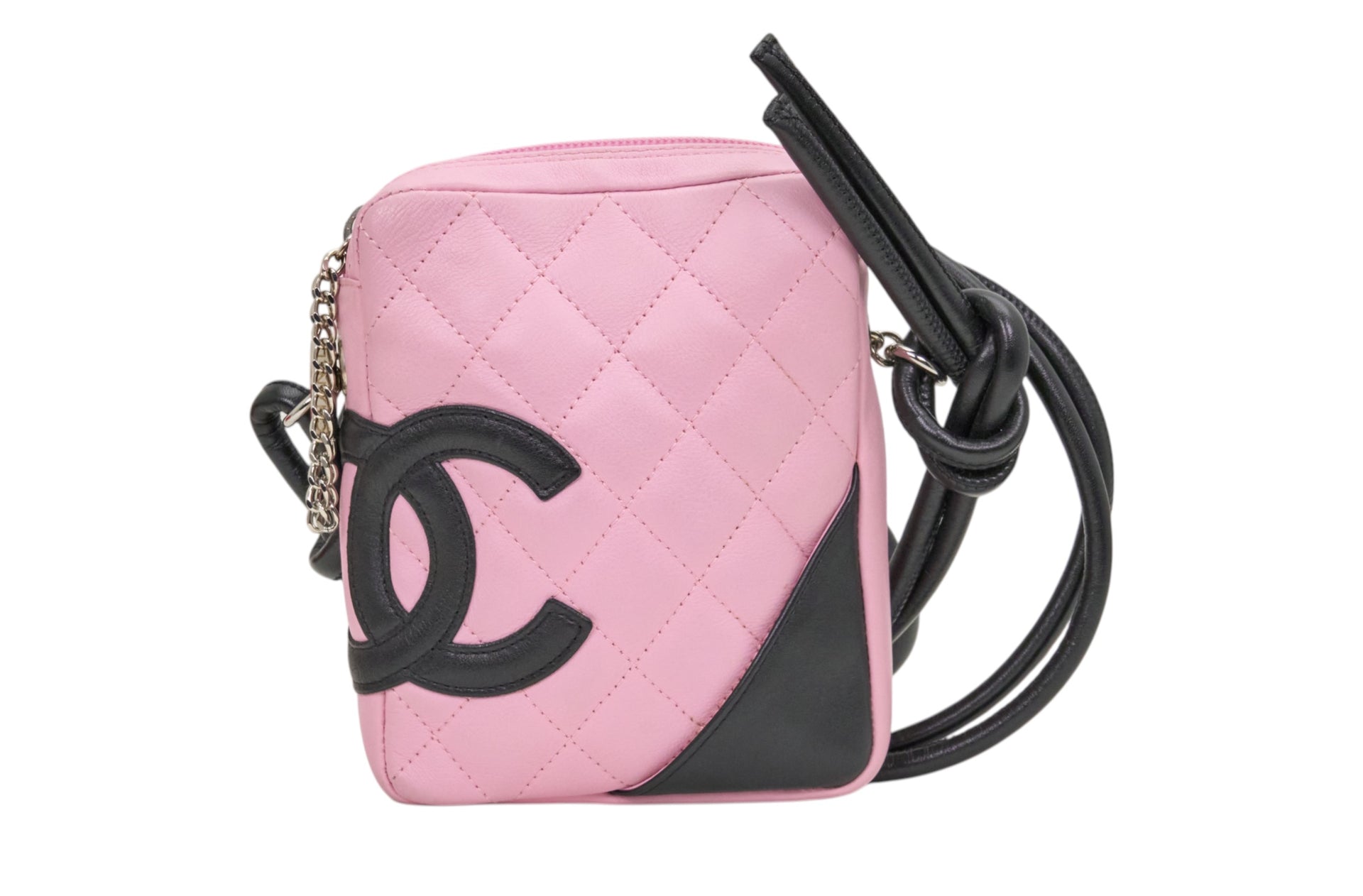 Chanel Pink Quilted Leather Cambon Crossbody