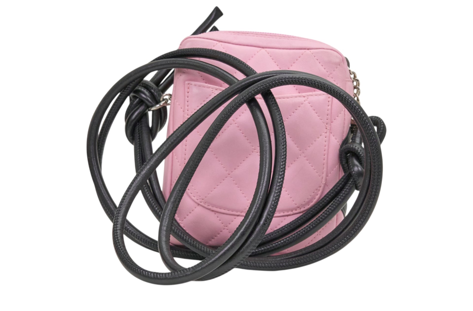 Chanel Pink Quilted Leather Cambon Crossbody