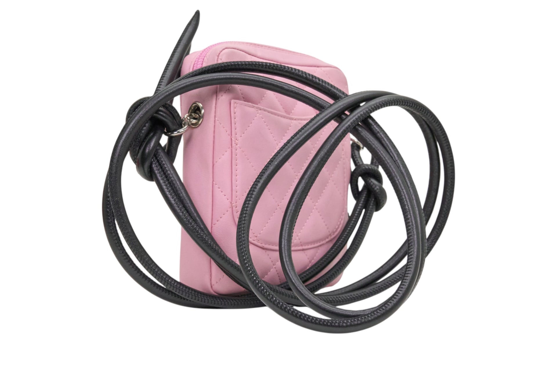 Chanel Pink Quilted Leather Cambon Crossbody