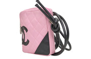 Chanel Pink Quilted Leather Cambon Crossbody