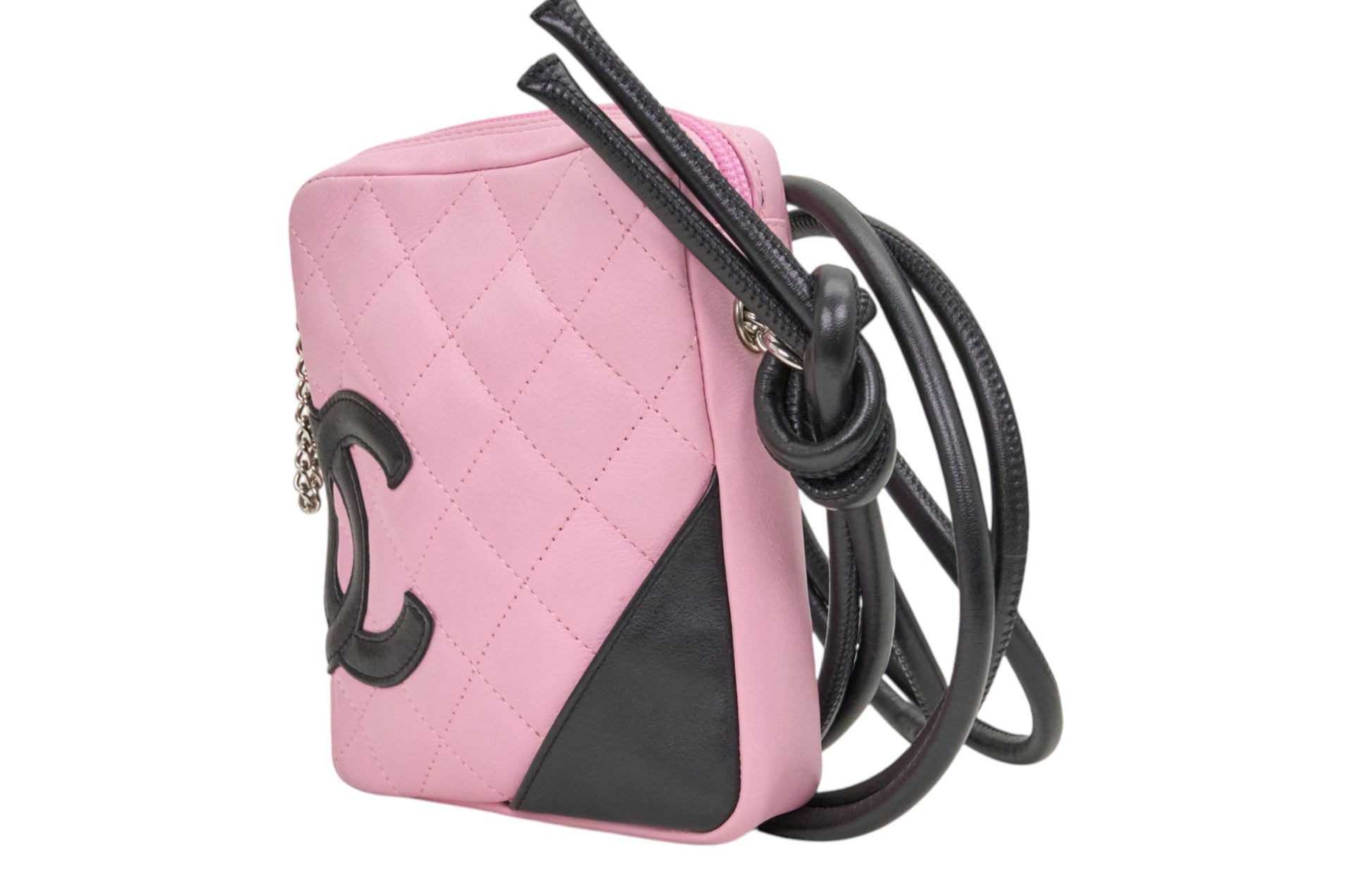 Chanel Pink Quilted Leather Cambon Crossbody
