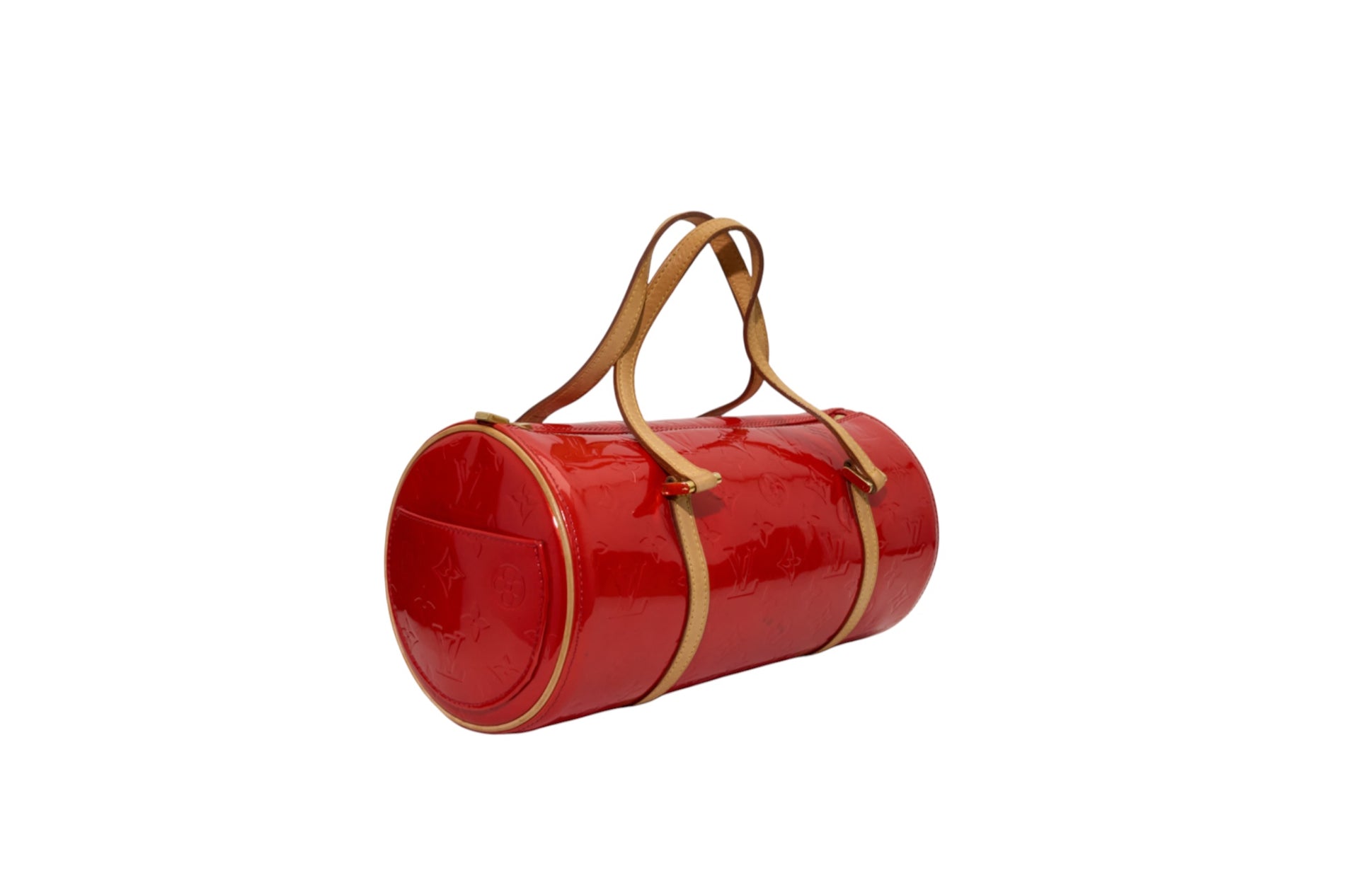 Louis Vuitton Vernis Bedford Red Leather Tote Bag