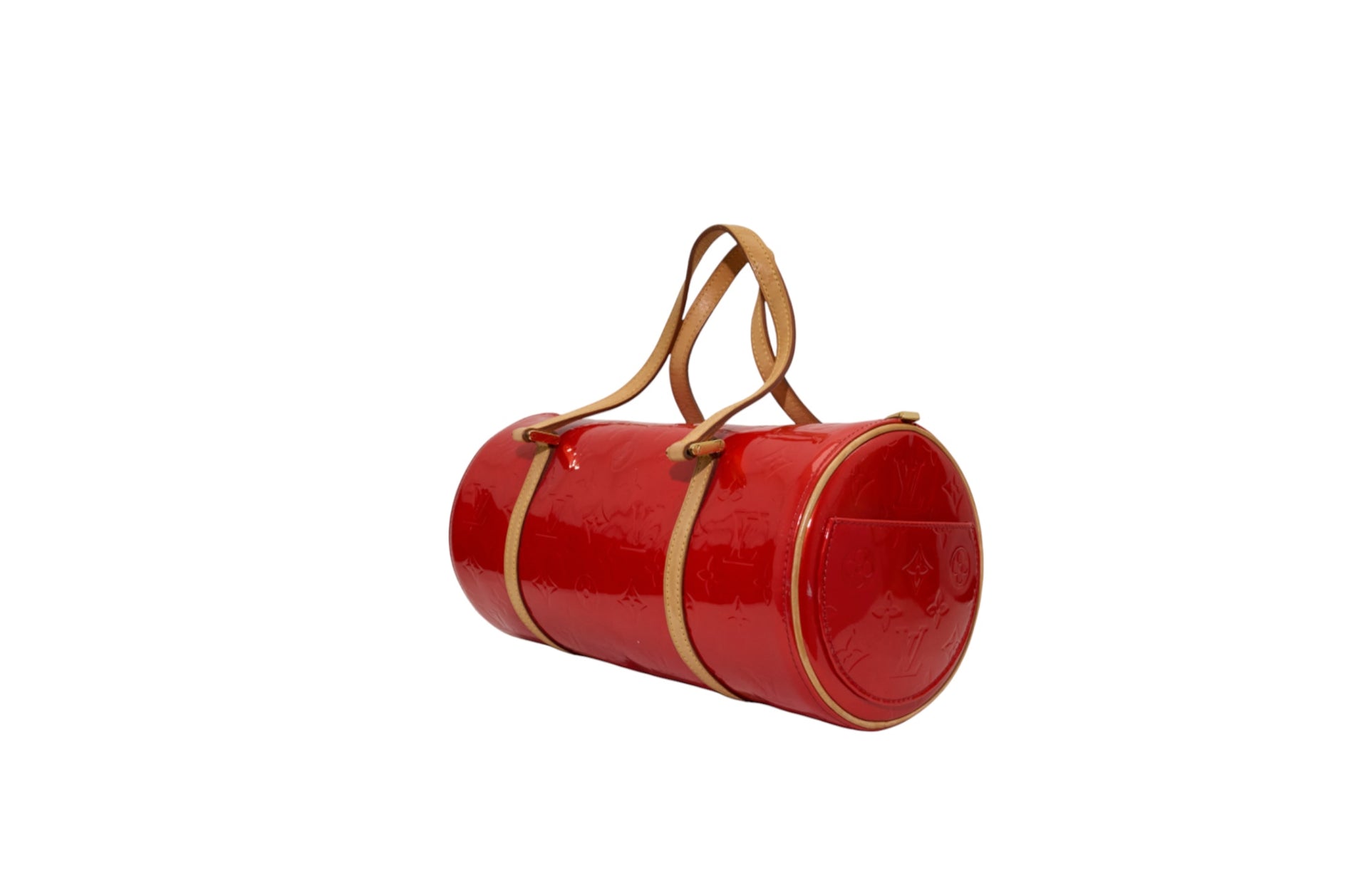 Louis Vuitton Vernis Bedford Red Leather Tote Bag