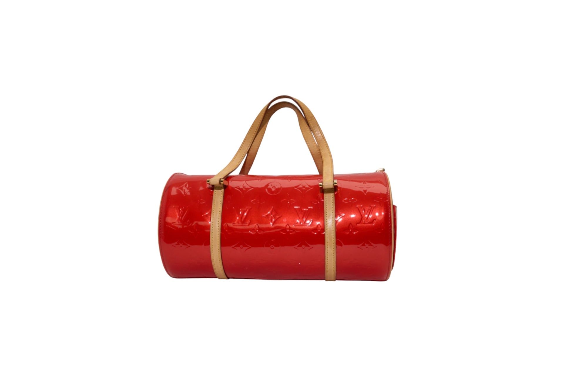 Louis Vuitton Vernis Bedford Red Leather Tote Bag