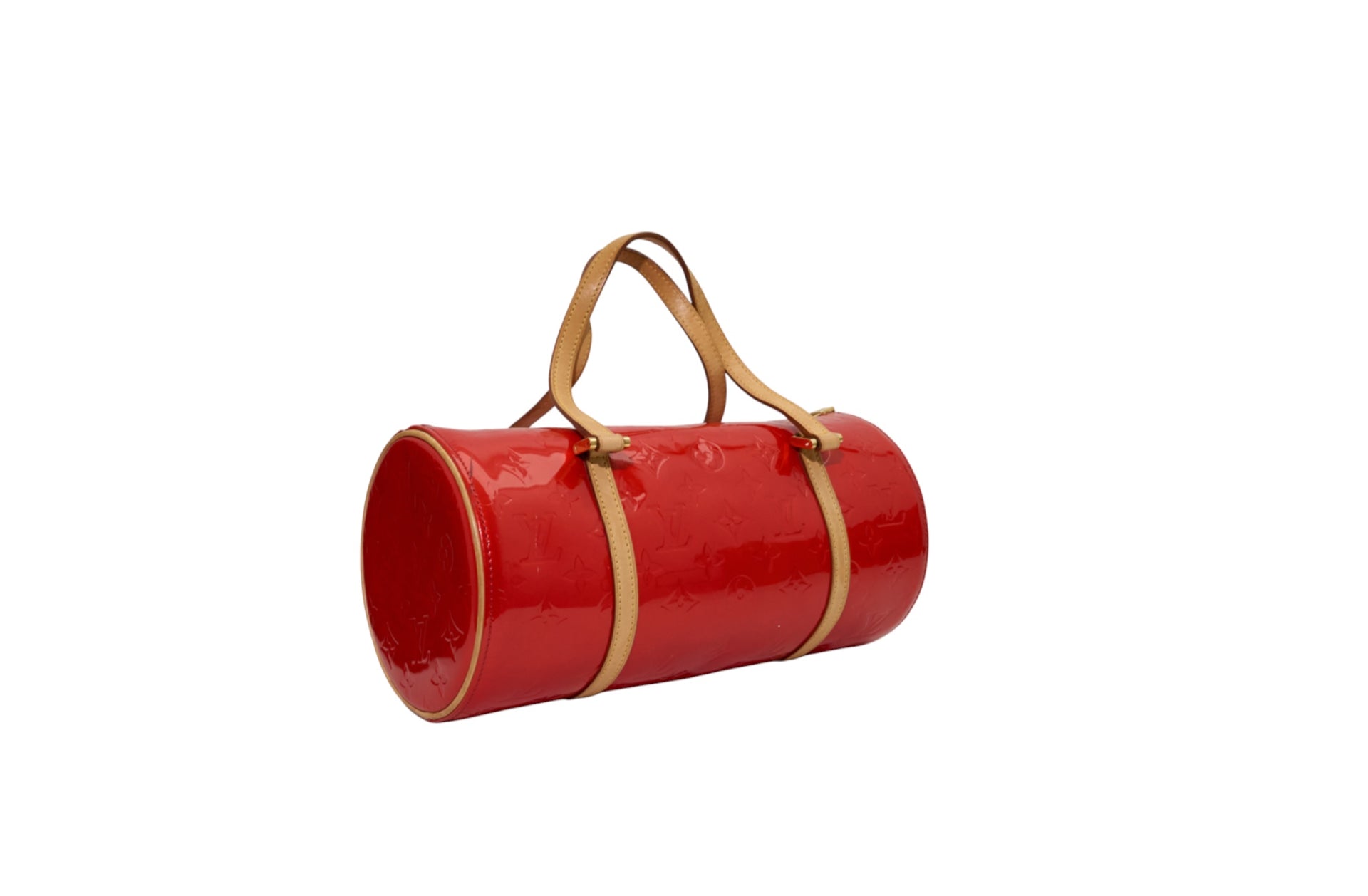 Louis Vuitton Vernis Bedford Red Leather Tote Bag