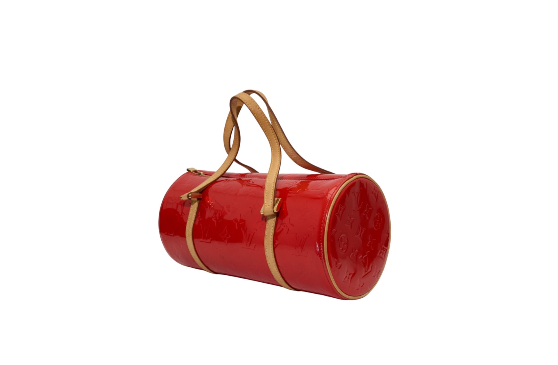 Louis Vuitton Vernis Bedford Red Leather Tote Bag