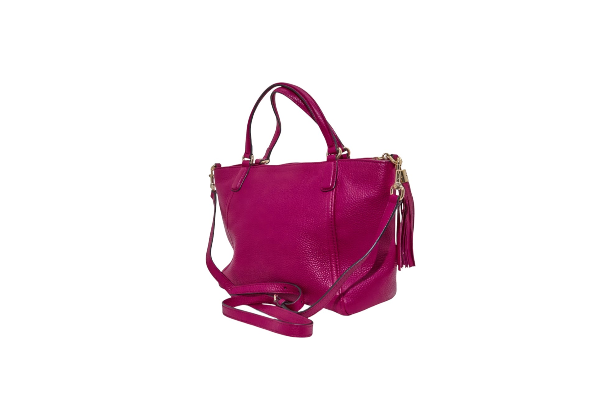 Gucci Interlocking G Soho Cellarius Small Pebbled Calfskin Leather