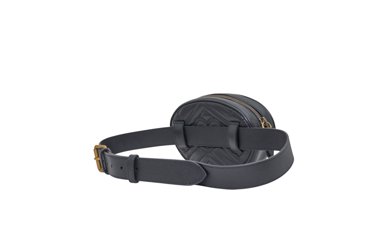 Gucci GG Marmont Matelasse Leather Belt Bag