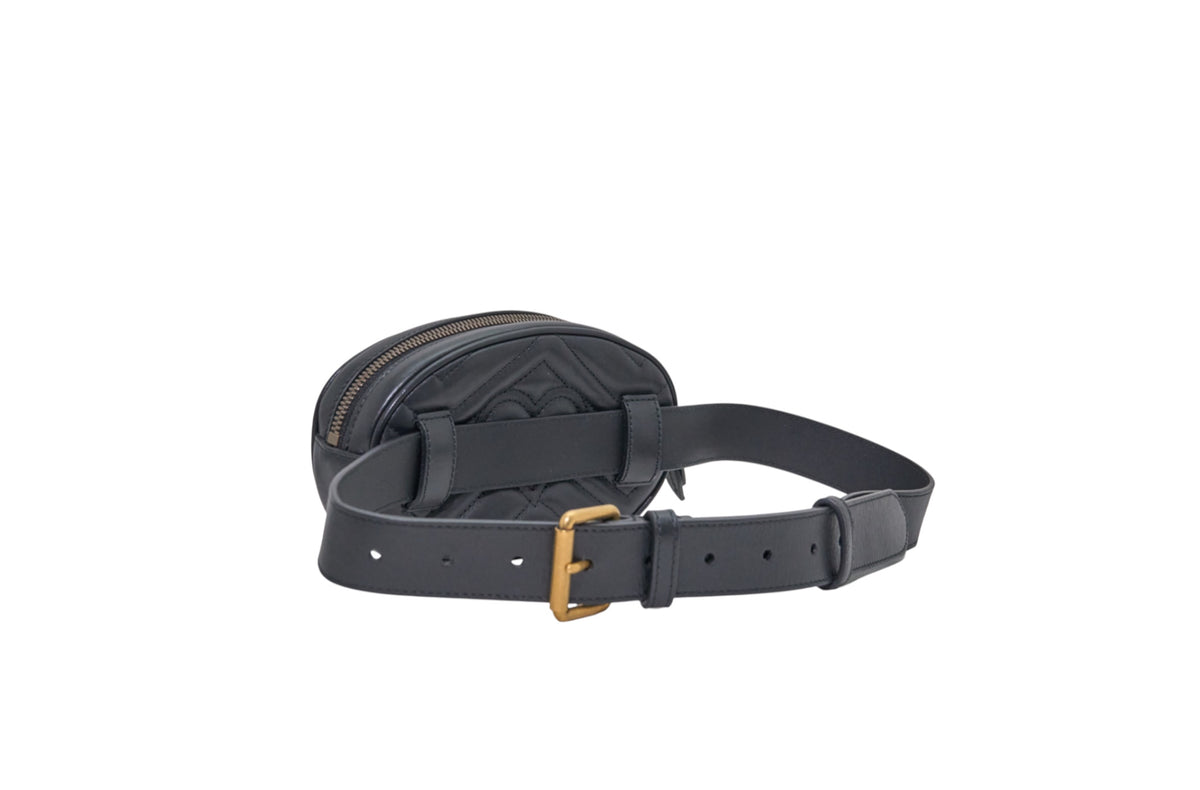 Gucci GG Marmont Matelasse Leather Belt Bag