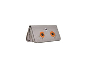Fendi Faces Owl Wallet Gray