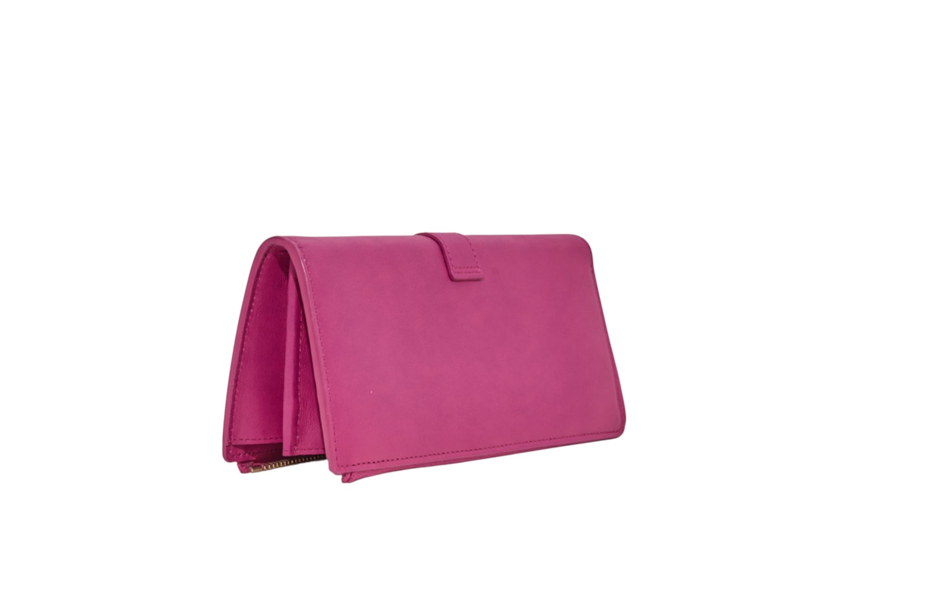 YSL Yves Saint Laurent Pink Zip Wallet