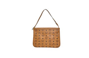 MCM Crossbody Pouch in Cognac Visetos