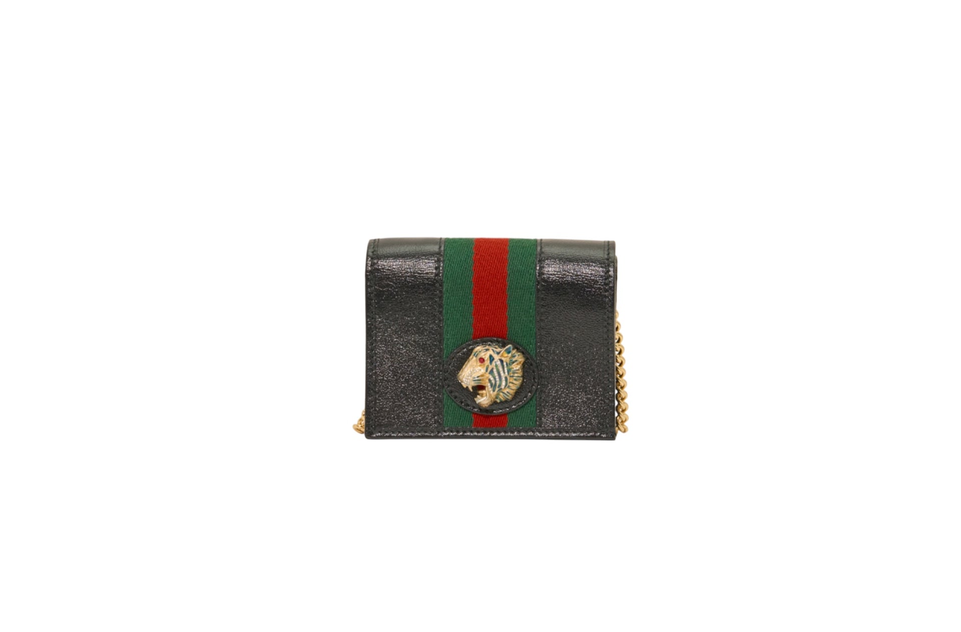 Gucci Rajah Black Leather Wallet