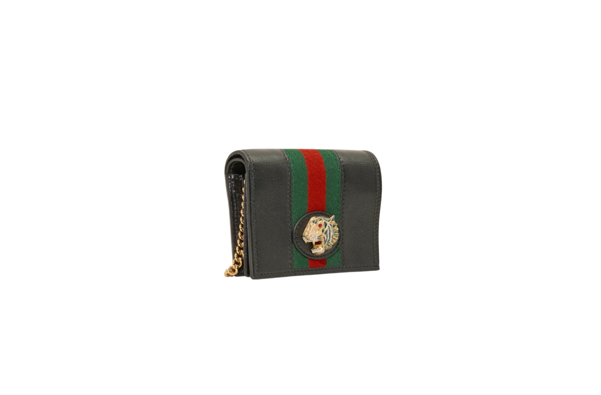 Gucci Rajah Black Leather Wallet
