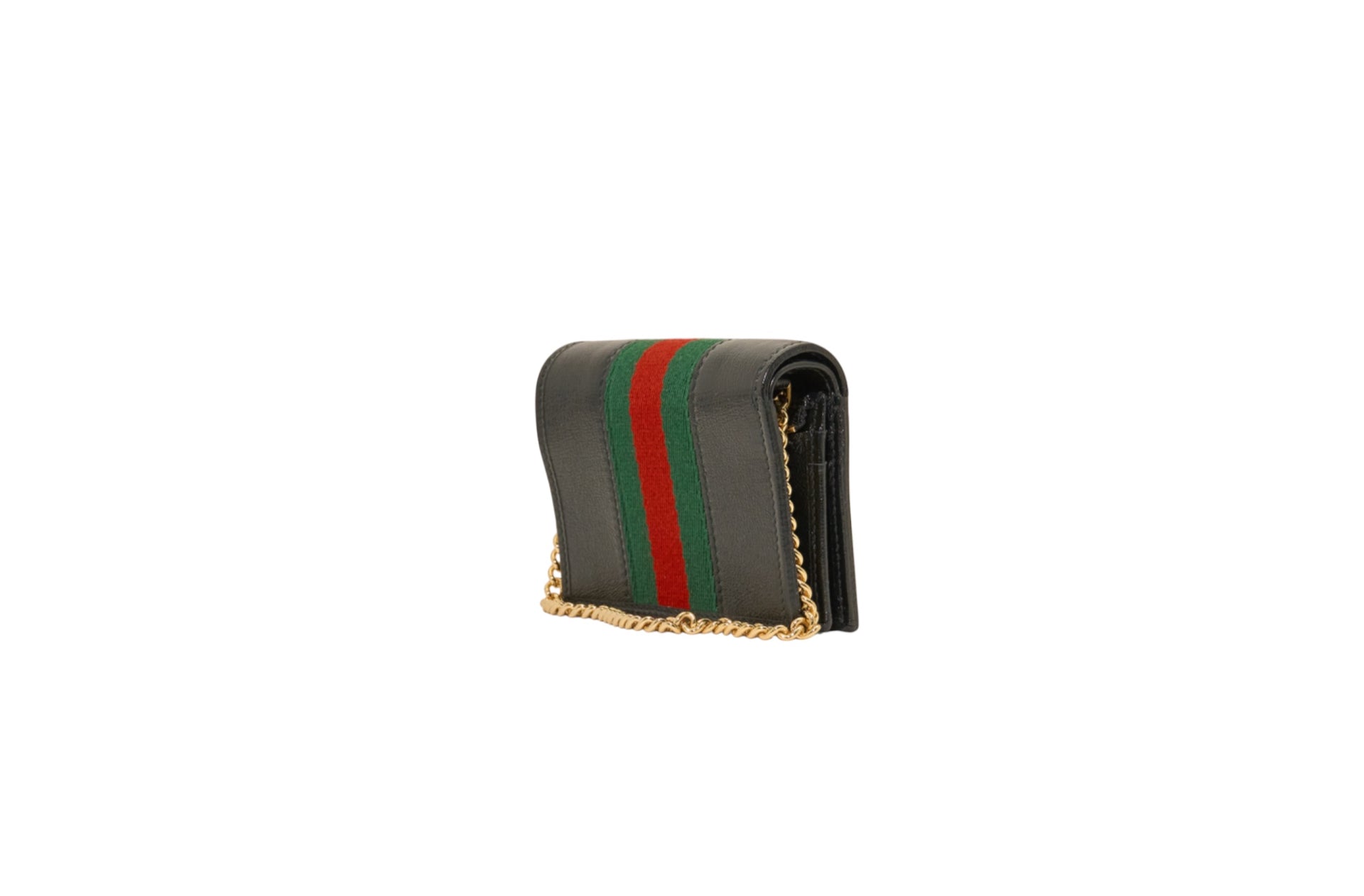 Gucci Rajah Black Leather Wallet