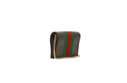 Gucci Rajah Black Leather Wallet