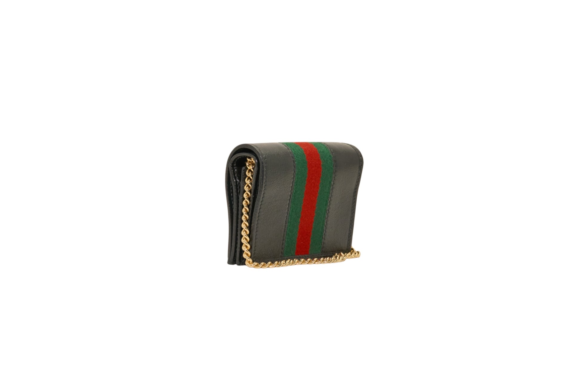 Gucci Rajah Black Leather Wallet