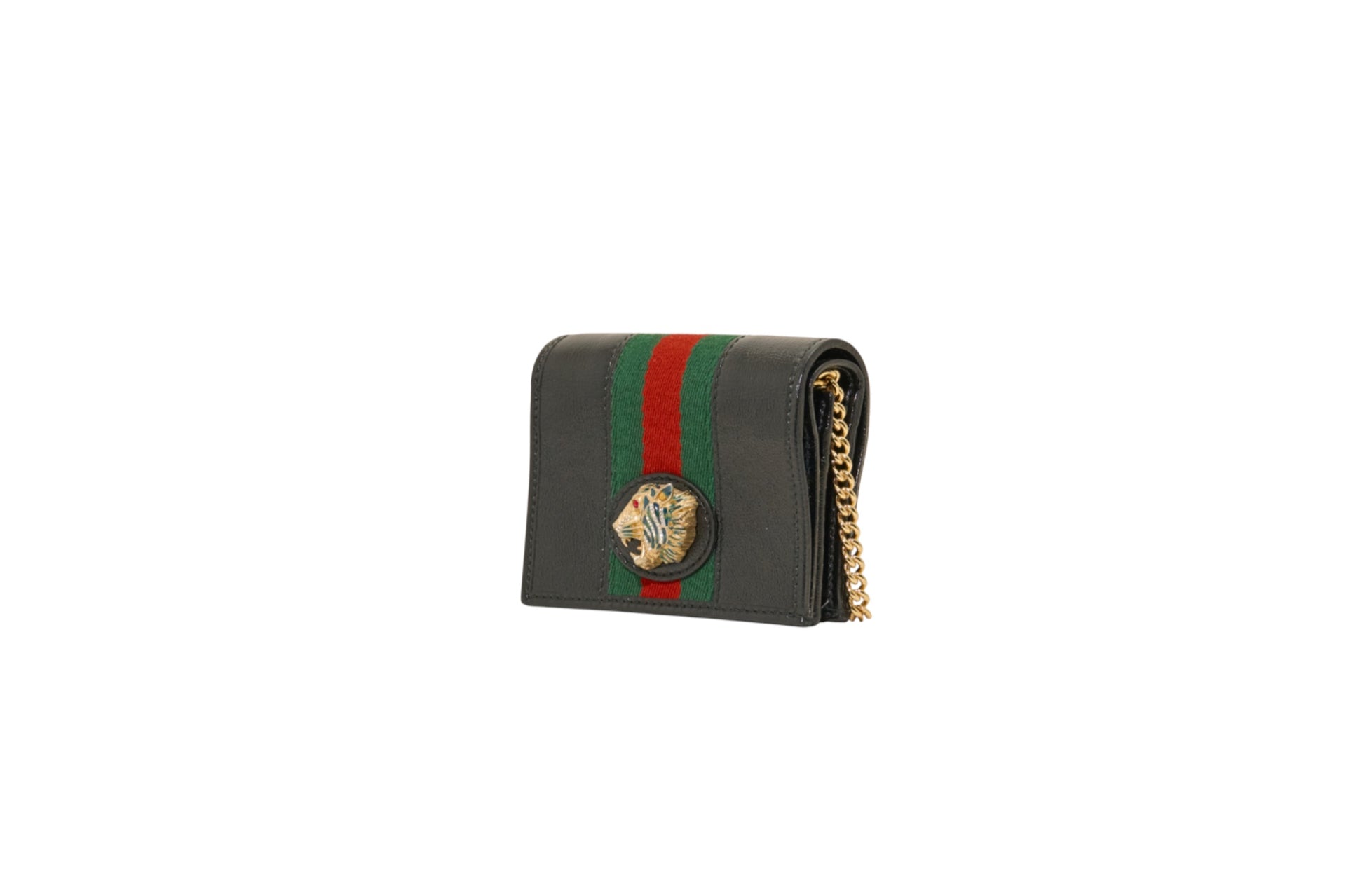 Gucci Rajah Black Leather Wallet