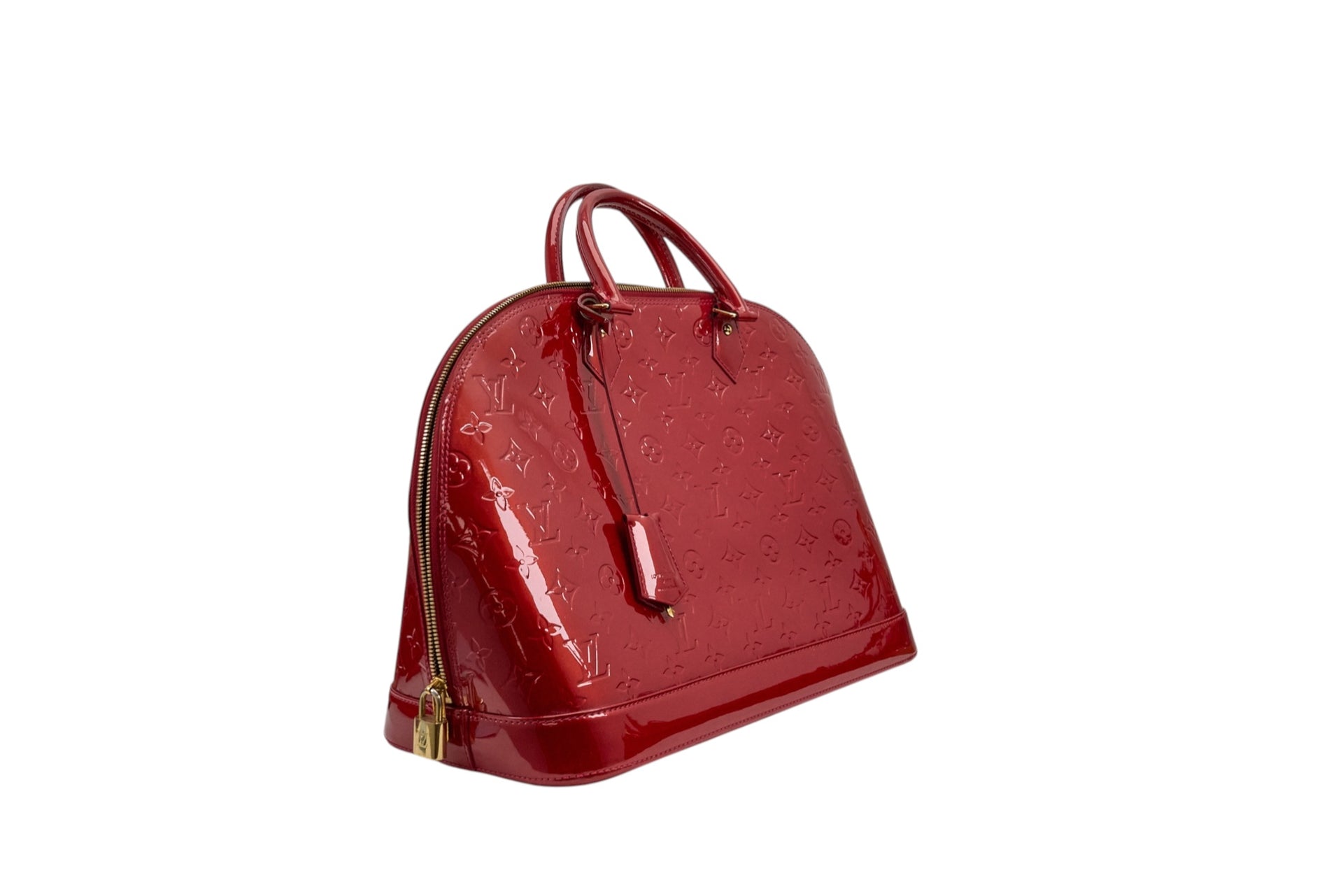Louis Vuitton Alma GM Monogram Vernis Pomme D'Amour