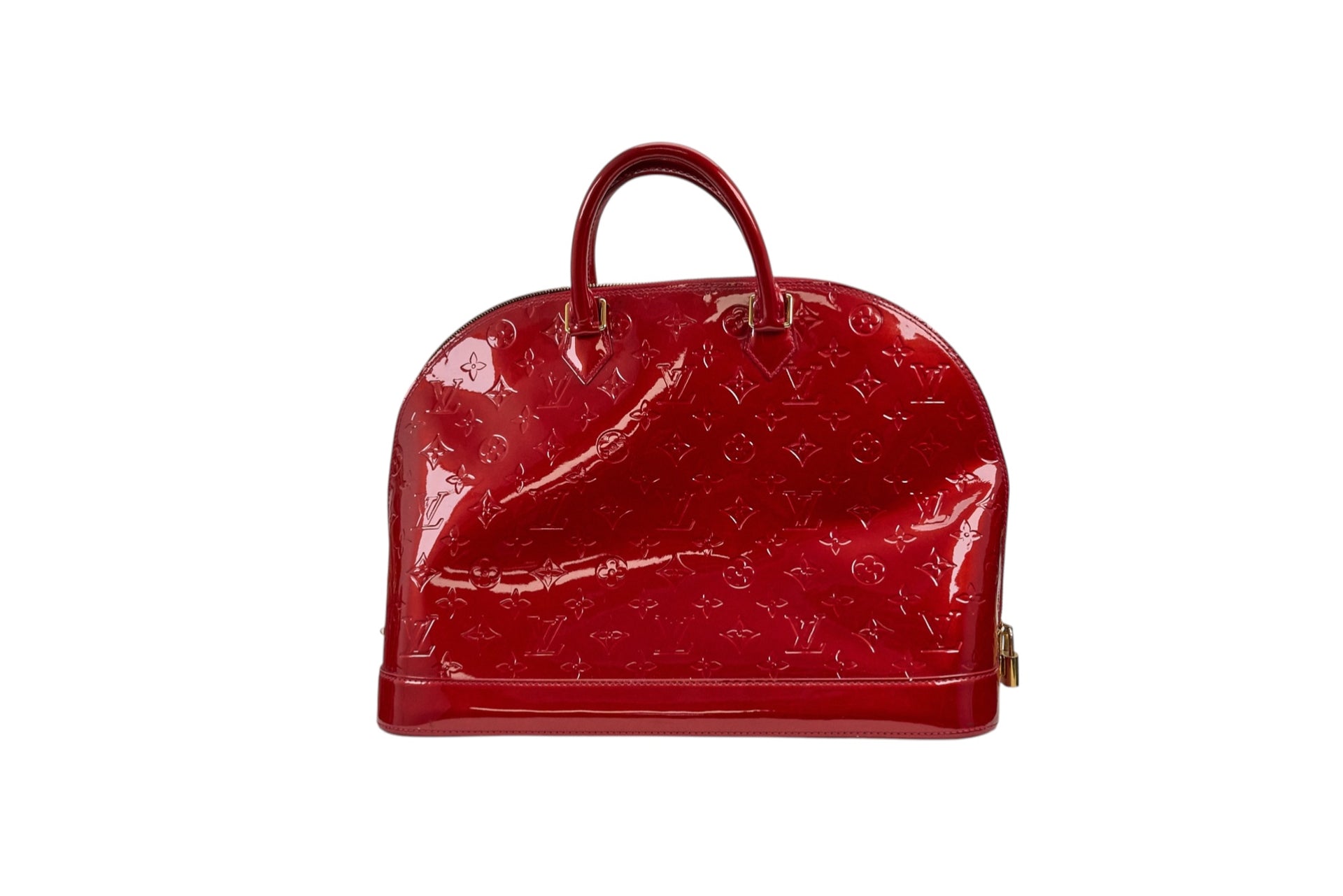 Louis Vuitton Alma GM Monogram Vernis Pomme D'Amour