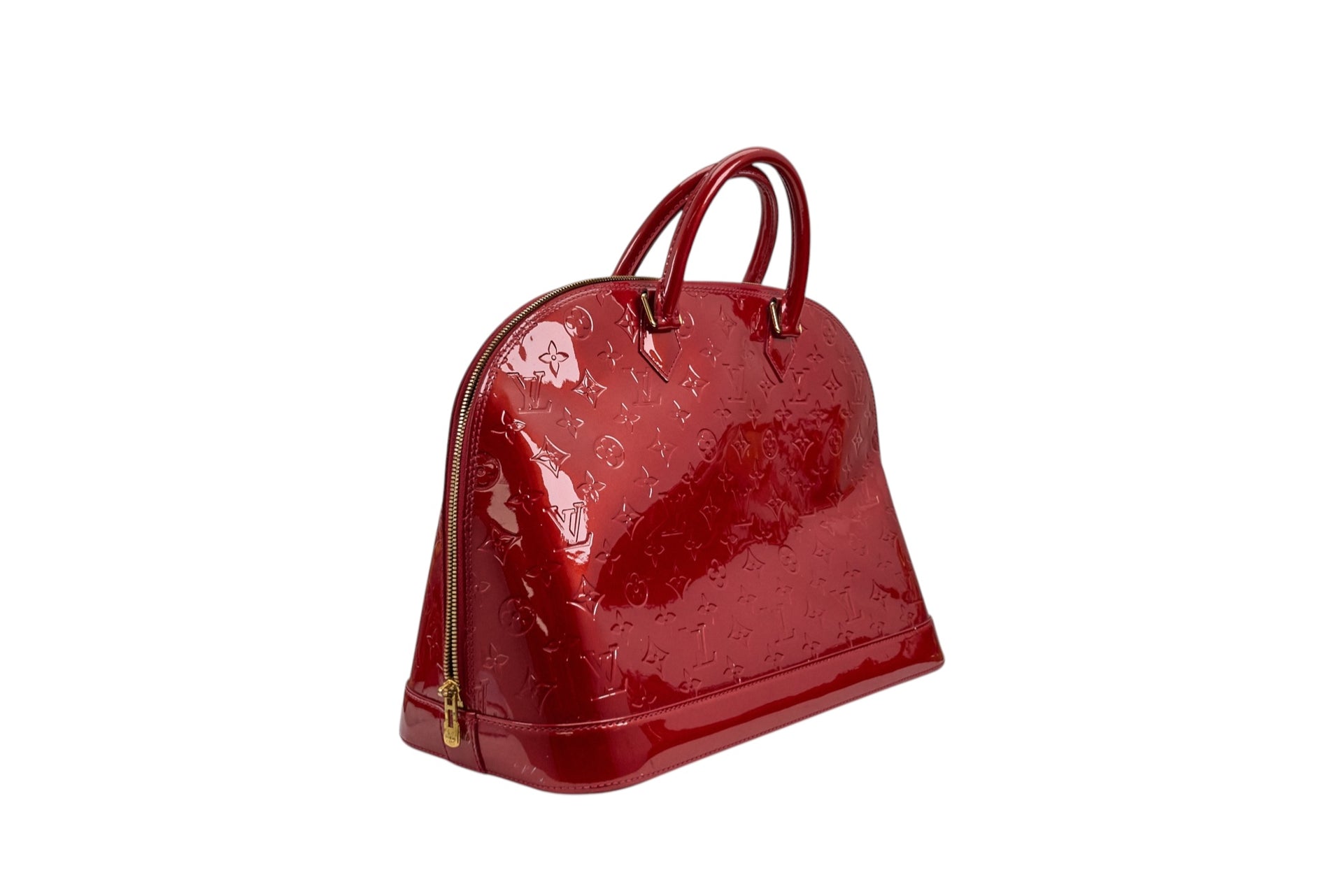 Louis Vuitton Alma GM Monogram Vernis Pomme D'Amour
