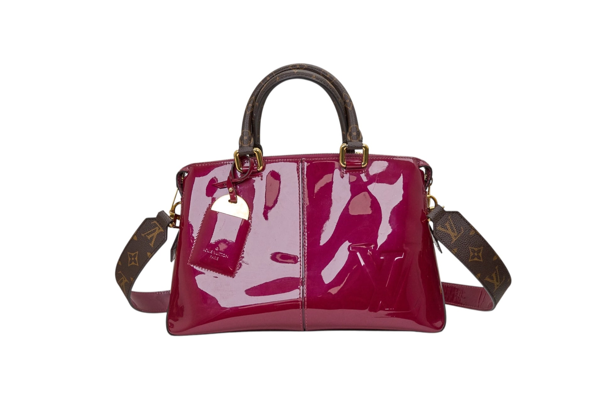 Louis Vuitton Miroir Monogram Patent Magenta