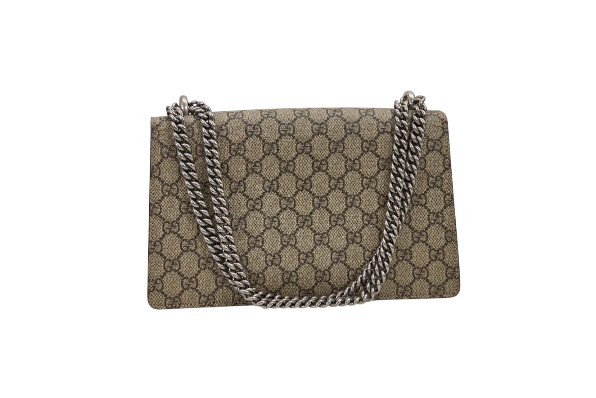 Gucci GG Supreme Monogram Red Suede Medium Dionysys