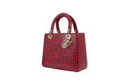 Christian Dior Lady Dior Leopard Pattern Leather Bag