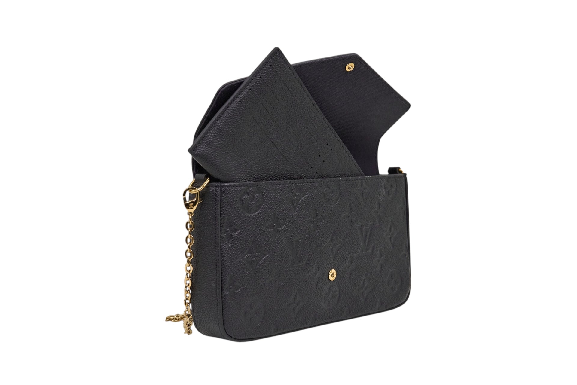 Louis Vuitton Pochette Felicie Monogram Empreinte Noir