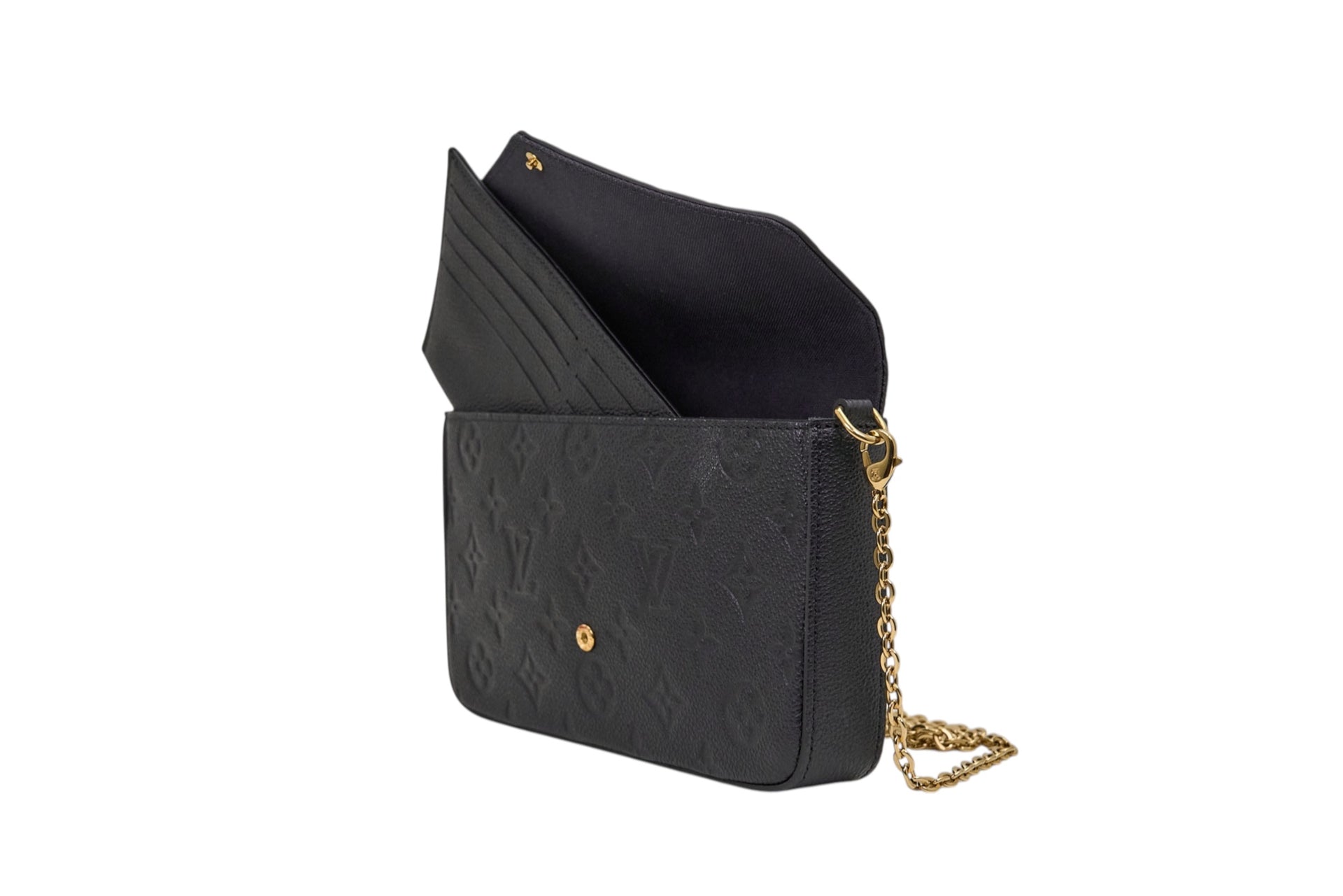 Louis Vuitton Pochette Felicie Monogram Empreinte Noir