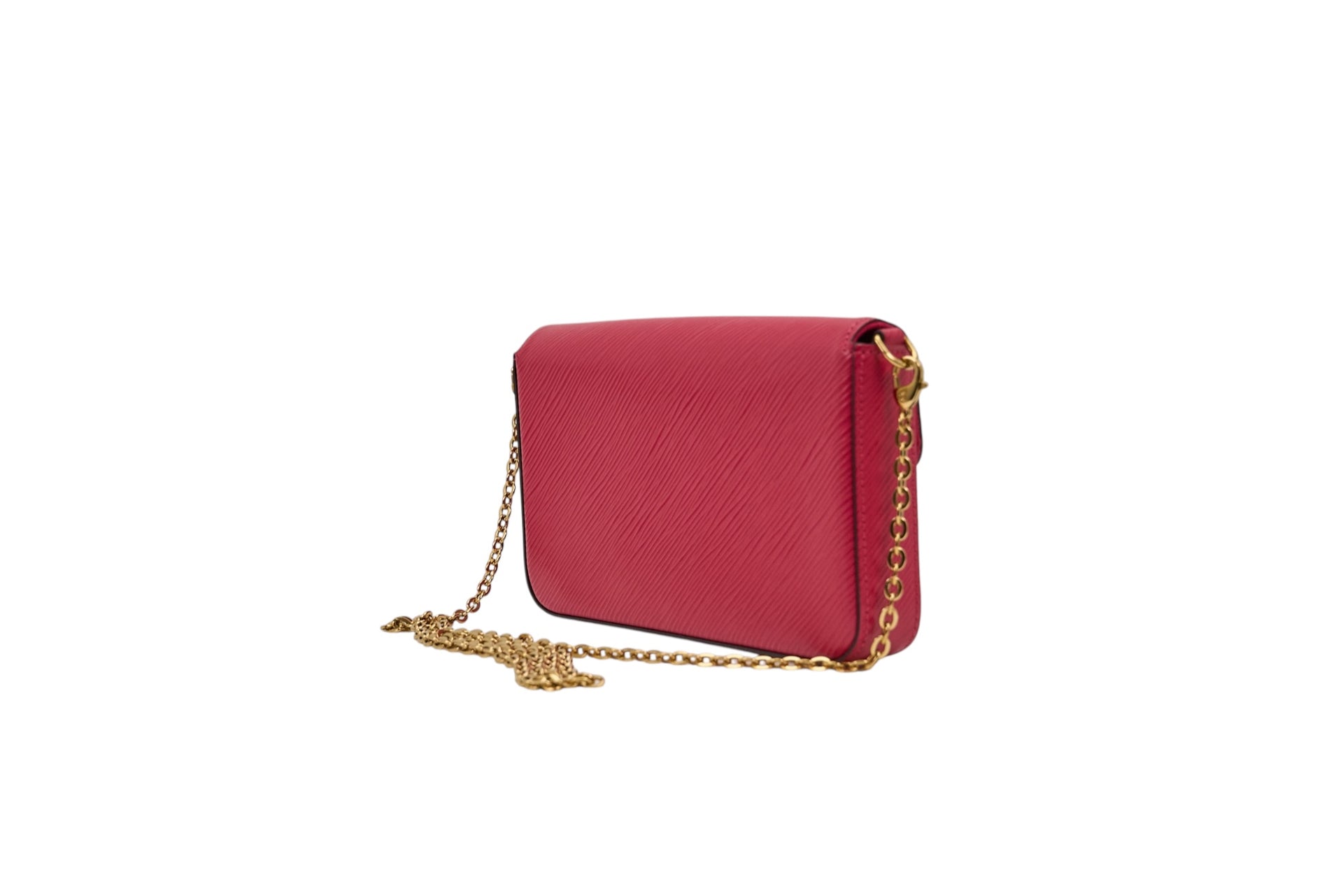 Louis Vuitton Felicie Pochette Epi Easter Bunny Patchwork Fuchsia