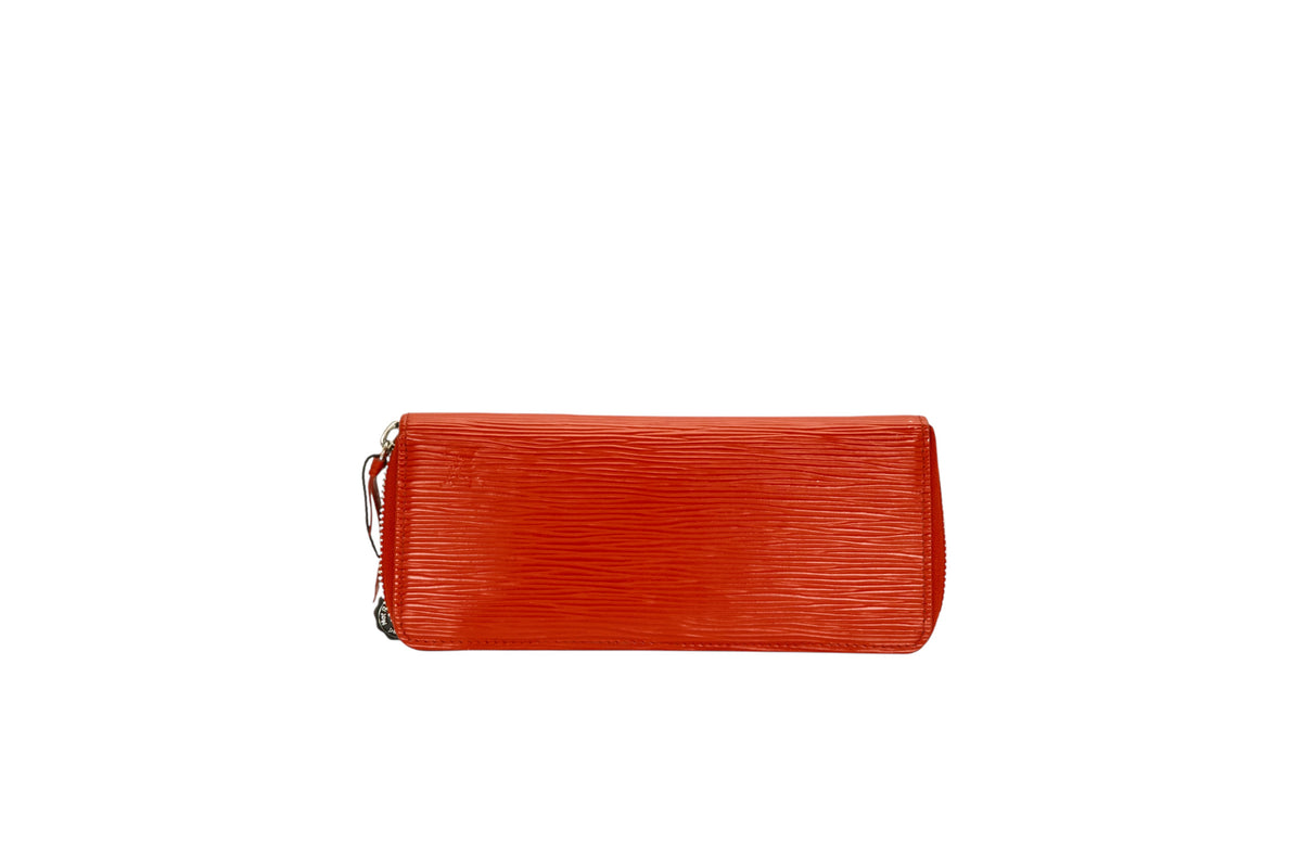 Louis Vuitton Zippy Wallet Red Epi Leather
