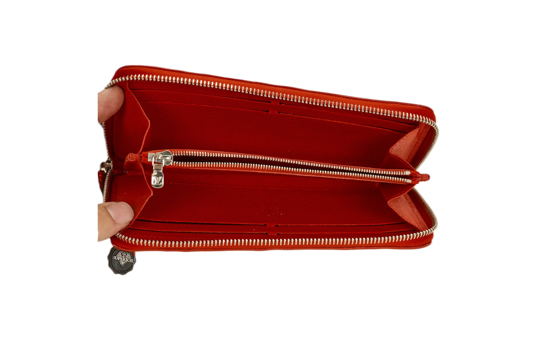 Louis Vuitton Zippy Wallet Red Epi Leather
