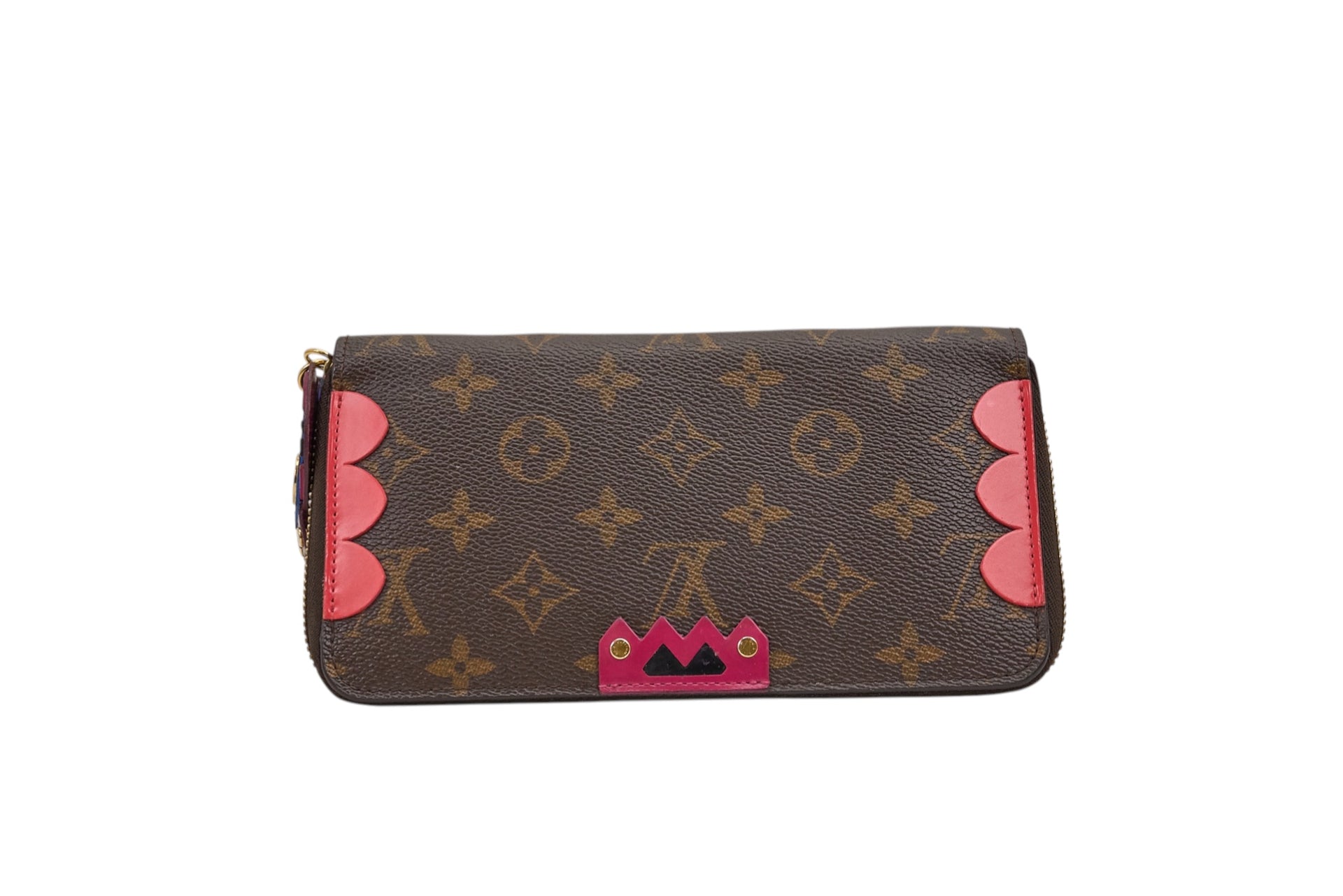 Louis Vuitton Zippy Wallet Monogram Totem Flamingo