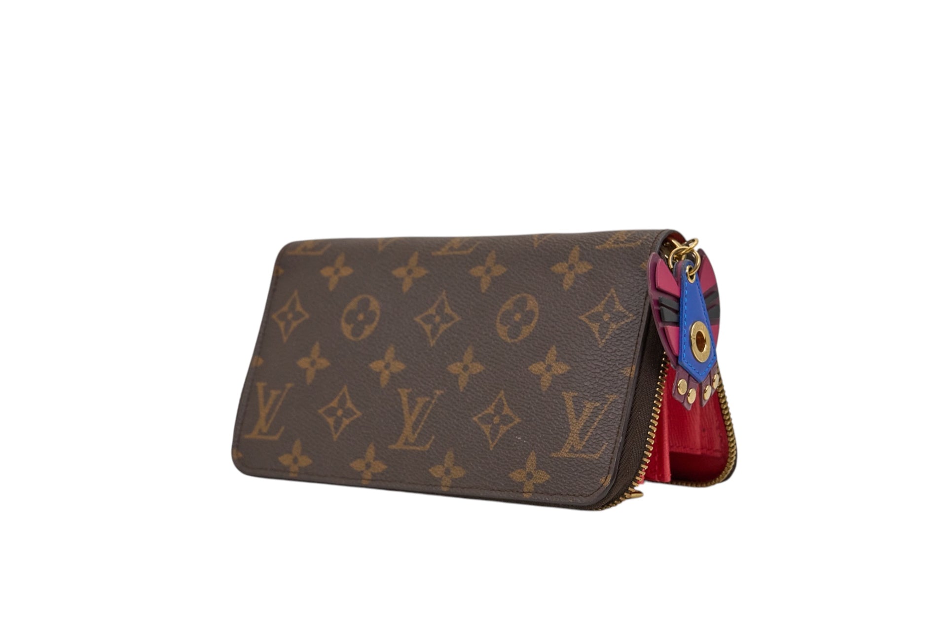 Louis Vuitton Zippy Wallet Monogram Totem Flamingo